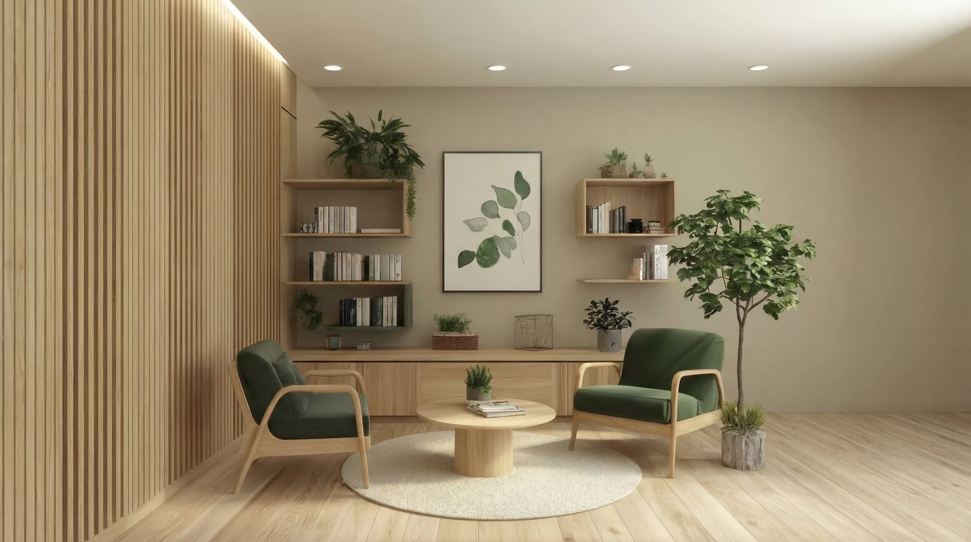 Ambiente acolhedor para terapia